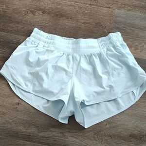 Aqua Lululemon shorts